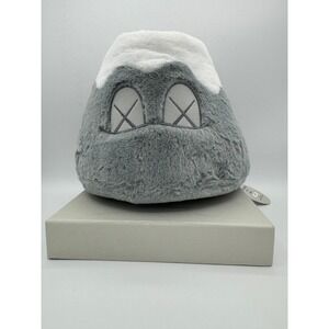 KAWS Holiday Japan Mt. Fuji Plush Doll Stuffed Animal Gray With Box‎ #1026